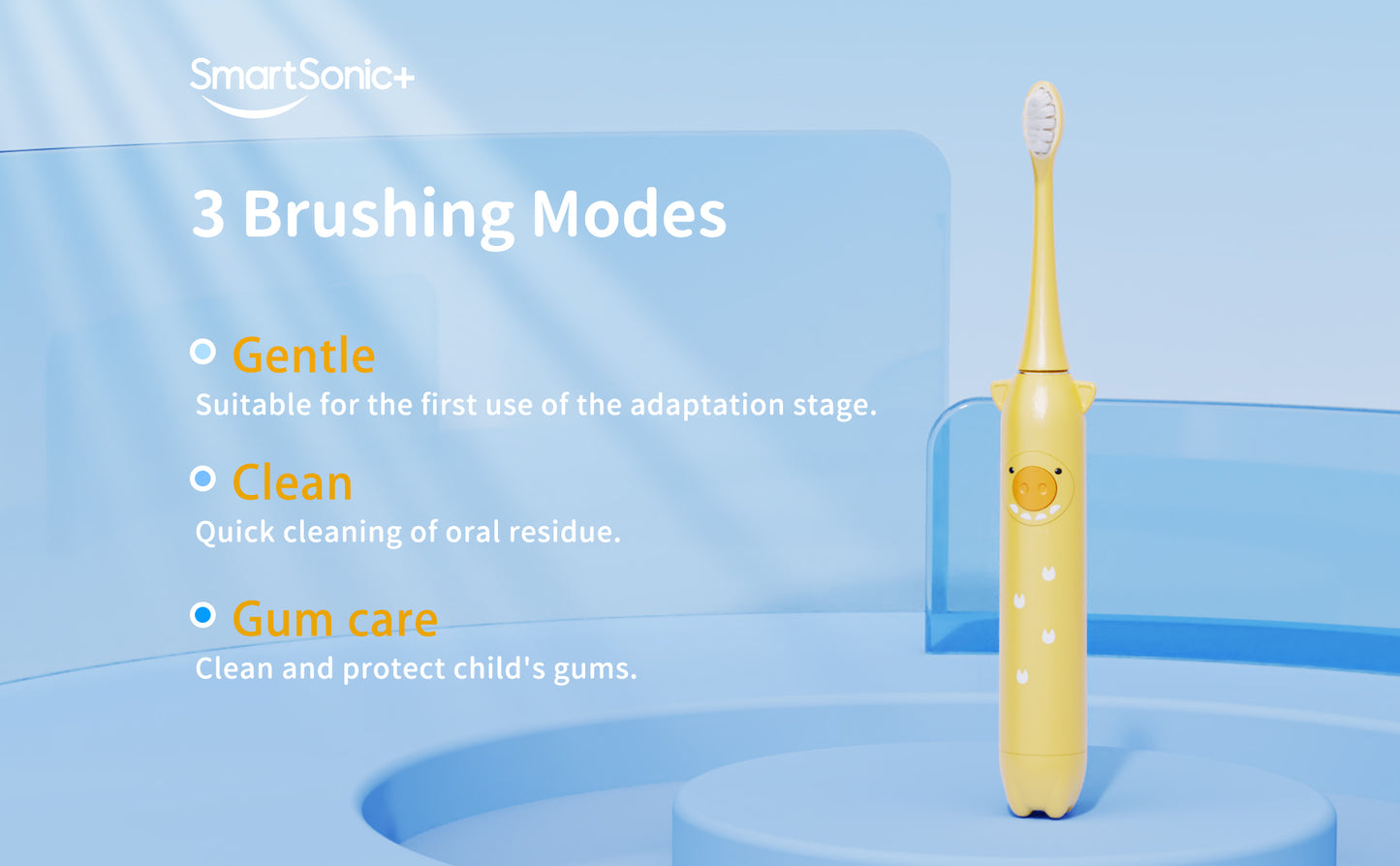 SmartSonic+ Kids Electric Toothbrush | T7B